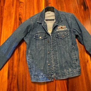 Vintage Jacket Disney Mickey Mouse 2000 Walt Disney World Denim Small